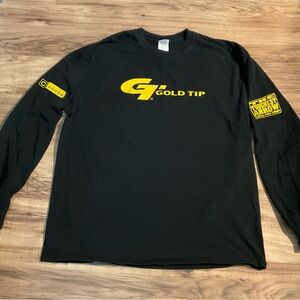 Gold Tip Arrows Black and Yellow Long Sleeve Tee